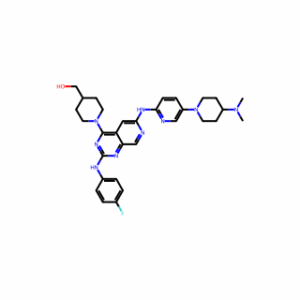 (1-(6-((5-(4-(Dimethylamino)Piperidin-1-Yl)Pyridin-2-Yl)Amino)-2-((4-Fluorophenyl)Amino)Pyrido[3,4-D]Pyrimidin-4-Yl)Piperidin-4-Yl)Methanol
