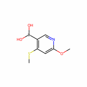 (6-Methoxy-4-(methylthio)pyridin-3-yl)boronic acid