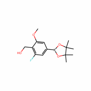 (2-Fluoro-6-methoxy-4-(4,4,5,5-tetramethyl-1,3,2-dioxaborolan-2-yl)phenyl)methanol