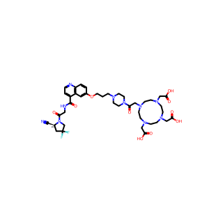 (S)-2,2′,2″-(10-(2-(4-(3-((4-((2-(2-Cyano-4,4-difluoropyrrolidin-1-yl)-2-oxoethyl)carbamoyl)quinolin-6-yl)oxy)propyl)piperazin-1-yl)-2-oxoethyl)-1,4,7,10-tetraazacyclododecane-1,4,7-triyl)triacetic acid