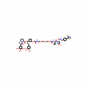 (1R)-3-(3,4-dimethoxyphenyl)-1-(3-{[(2-{2-[2-({[(2S)-1-[(2S,4R)-4-hydroxy-2-({[4-(4-methyl-1,3-thiazol-5-yl)phenyl]methyl}carbamoyl)pyrrolidin-1-yl]-3,3-dimethyl-1-oxobutan-2-yl]carbamoyl}methoxy)ethoxy]ethoxy}ethyl)carbamoyl]methoxy}phenyl)propyl (2S)-1-