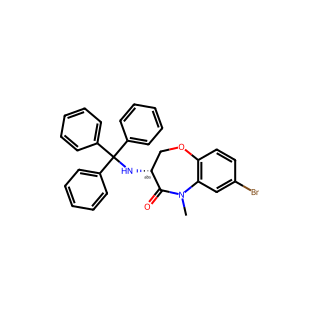 (3R)-7-bromo-5-methyl-3-(tritylamino)-2,3-dihydro-1,5-benzoxazepin-4-one