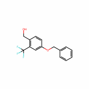 (4-(Benzyloxy)-2-(trifluoromethyl)phenyl)methanol