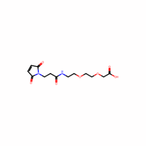 α-(Carboxymethyl)-ω-[2-[[3-(2,5-dihydro-2,5-dioxo-1H-pyrrol-1-yl)-1-oxopropyl]amino]ethoxy]poly(oxy-1,2-ethanediyl)