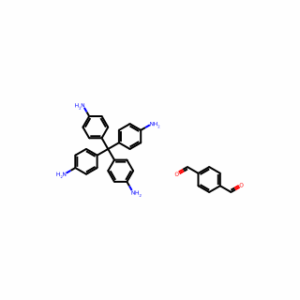 Terephthalaldehyde-tetra(4-aminophenyl)methane copolymer