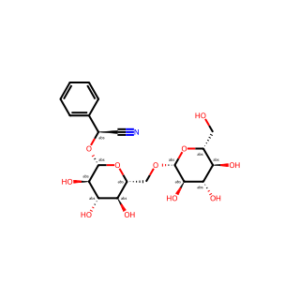 (S)-2-Phenyl-2-(((2R,3R,4S,5S,6R)-3,4,5-trihydroxy-6-((((2R,3R,4S,5S,6R)-3,4,5-trihydroxy-6-(hydroxymethyl)tetrahydro-2H-pyran-2-yl)oxy)methyl)tetrahydro-2H-pyran-2-yl)oxy)acetonitrile
