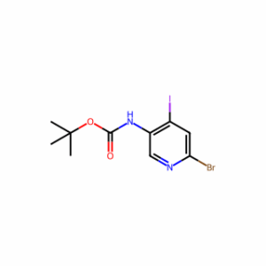 tert-Butyl (6-bromo-4-iodopyridin-3-yl)carbamate