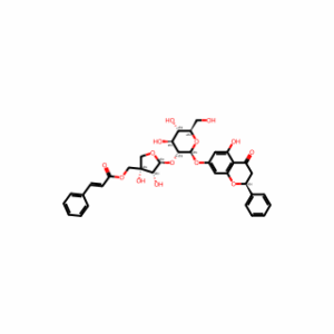 (2S)-Pinocembrin 7-O-[5-O-(E)-cinnamoyl-β-D-apiosyl-(1→2)-β-D-glucoside]