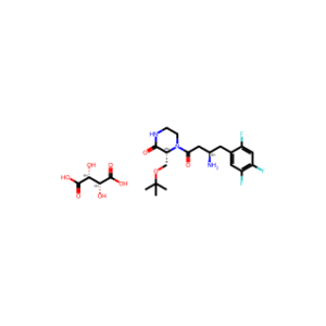 (R)-4-((R)-3-Amino-4-(2,4,5-trifluorophenyl)butanoyl)-3-(tert-butoxymethyl)piperazin-2-one (2R,3R)-2,3-dihydroxysuccinate