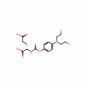 ((4-(Bis(2-iodoethyl)amino)phenoxy)carbonyl)-L-glutamic acid