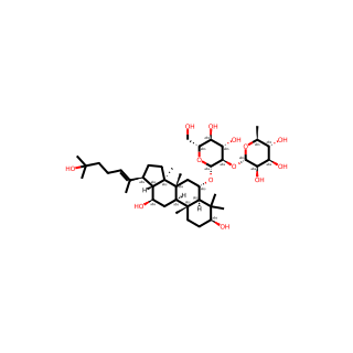 (3β,6α,12β,20E)-3,12,25-Trihydroxydammar-20(22)-en-6-yl 2-O-6-deoxy-α-L-mannopyranosyl-β-D-glucopyranoside