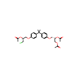 (S)-3-(4-(2-(4-((S)-2-Acetoxy-3-chloropropoxy)phenyl)propan-2-yl)phenoxy)propane-1,2-diyl diacetate