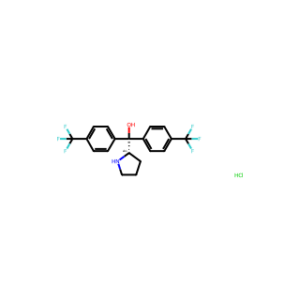 (S)-Pyrrolidin-2-ylbis(4-(trifluoromethyl)phenyl)methanol hydrochloride