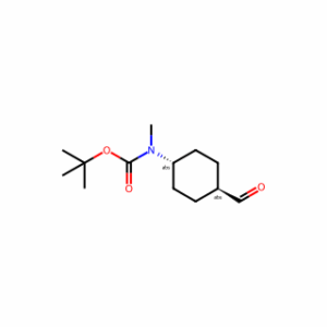 tert-butyl N-methyl-N-[trans-4-formylcyclohexyl]carbamate