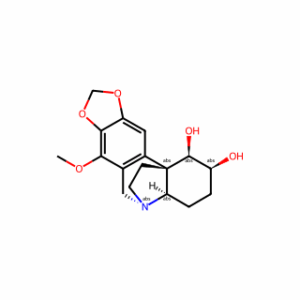 (1R,2S,4aR,5S,11bS)-2,3,4,4a-Tetrahydro-7-methoxy-1H,6H-5,11b-ethano[1,3]dioxolo[4,5-j]phenanthridine-1,2-diol