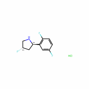 (2R,4S)-2-(2,5-Difluorophenyl)-4-fluoropyrrolidine hydrochloride