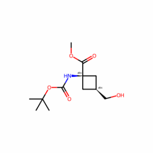 methyl (1s,3s)-1-{[(tert-butoxy)carbonyl]amino}-3-(hydroxymethyl)cyclobutane-1-carboxylate
