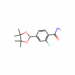 2-Fluoro-4-(4,4,5,5-tetramethyl-1,3,2-dioxaborolan-2-yl)benzamide