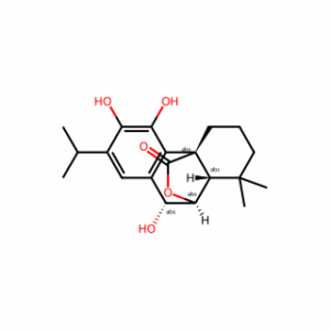 (4aR,9R,10S,10aS)-1,3,4,9,10,10a-Hexahydro-5,6,9-trihydroxy-1,1-dimethyl-7-(1-methylethyl)-2H-10,4a-(epoxymethano)phenanthren-12-one