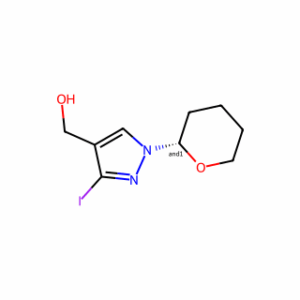 (3-Iodo-1-(Tetrahydro-2H-Pyran-2-Yl)-1H-Pyrazol-4-Yl)Methanol