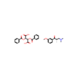 (S)-3-(Dimethylamino)-1-(3-methoxyphenyl)-2-methylpropan-1-one (2R,3R)-2,3-bis(benzoyloxy)succinate