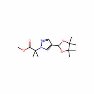 Methyl 2-methyl-2-(4-(4,4,5,5-tetramethyl-1,3,2-dioxaborolan-2-yl)-1H-pyrazol-1-yl)propanoate