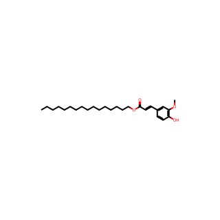 Hexadecyl (2E)-3-(4-hydroxy-3-methoxyphenyl)-2-propenoate