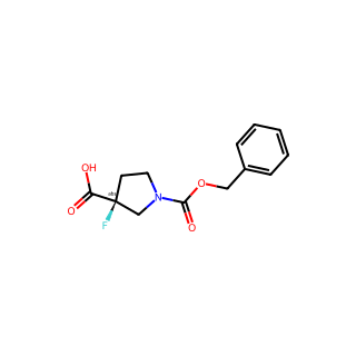 (3S)-1-benzyloxycarbonyl-3-fluoro-pyrrolidine-3-carboxylic acid