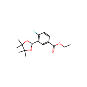 Ethyl 4-fluoro-3-(4,4,5,5-tetramethyl-1,3,2-dioxaborolan-2-yl)benzoate