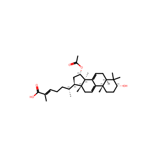 (3α,15α,24E)-15-(Acetyloxy)-3-hydroxylanosta-7,9(11),24-trien-26-oic acid
