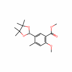 methyl 2-methoxy-4-methyl-5-(tetramethyl-1,3,2-dioxaborolan-2-yl)benzoate