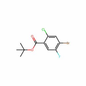 tert-butyl 4-bromo-2-chloro-5-fluorobenzoate