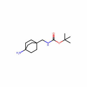 tert-butyl N-[(4-amino-1-bicyclo[2.2.2]octanyl)methyl]carbamate