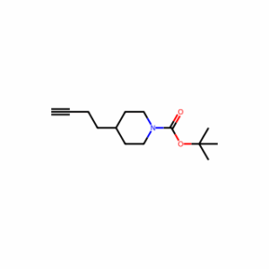 tert-Butyl 4-(but-3-yn-1-yl)piperidine-1-carboxylate