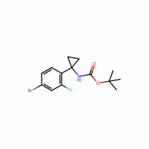 tert-butyl N-[1-(4-bromo-2-fluorophenyl)cyclopropyl]carbamate