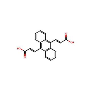 (2E,2′E)-3,3′-(Anthracene-9,10-diyl)diacrylic acid