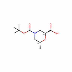 (2S,6S)-4-(tert-Butoxycarbonyl)-6-methylmorpholine-2-carboxylic acid