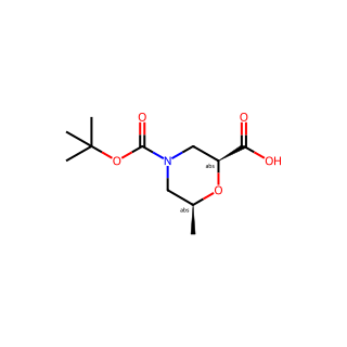 (2S,6S)-4-(tert-Butoxycarbonyl)-6-methylmorpholine-2-carboxylic acid
