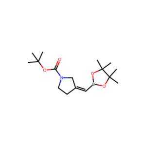 tert-Butyl (E)-3-((4,4,5,5-tetramethyl-1,3,2-dioxaborolan-2-yl)methylene)pyrrolidine-1-carboxylate