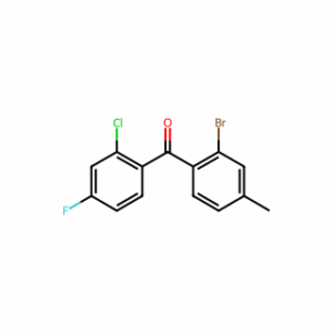 (2-Bromo-4-methylphenyl)(2-chloro-4-fluorophenyl)methanone