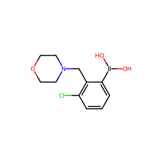 (3-Chloro-2-(morpholinomethyl)phenyl)boronic acid
