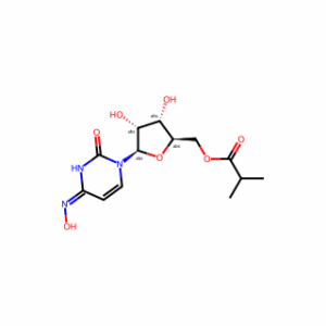 ((2R,3S,4R,5R)-3,4-Dihydroxy-5-((Z)-4-(hydroxyimino)-2-oxo-3,4-dihydropyrimidin-1(2H)-yl)tetrahydrofuran-2-yl)methyl isobutyrate