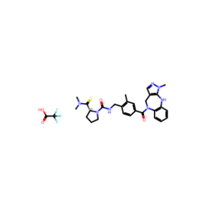 (S)-2-(Dimethylcarbamothioyl)-N-(2-methyl-4-(1-methyl-1,4,5,10-tetrahydrobenzo[b]pyrazolo[3,4-e][1,4]diazepine-5-carbonyl)benzyl)pyrrolidine-1-carboxamide 2,2,2-trifluoroacetate