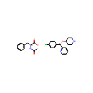 (S)-2-((4-Chlorophenyl)(piperidin-4-yloxy)methyl)pyridine acetyl-L-phenylalaninate