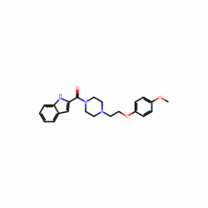 (1H-indol-2-yl)(4-(2-(4-methoxyphenoxy)ethyl)piperazin-1-yl)methanone