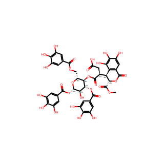 (S)-4-(((2R,3R,4R,5R,6S)-5-Hydroxy-4,6-bis((3,4,5-trihydroxybenzoyl)oxy)-2-(((3,4,5-trihydroxybenzoyl)oxy)methyl)tetrahydro-2H-pyran-3-yl)oxy)-4-oxo-3-((3S,4S)-5,6,7-trihydroxy-3-(methoxycarbonyl)-1-oxoisochroman-4-yl)butanoic acid