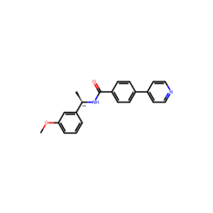 (R)-N-(1-(3-Methoxyphenyl)ethyl)-4-(pyridin-4-yl)benzamide