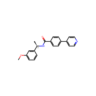(R)-N-(1-(3-Methoxyphenyl)ethyl)-4-(pyridin-4-yl)benzamide