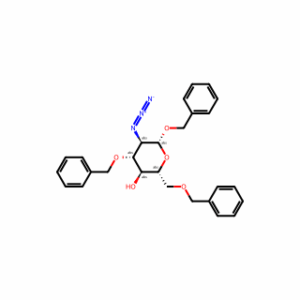 β-D-Glucopyranoside, phenylmethyl 2-azido-2-deoxy-3,6-bis-O-(phenylmethyl)-