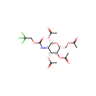 (2S,3R,4R,5S,6R)-6-(Acetoxymethyl)-3-(((2,2,2-Trichloroethoxy)Carbonyl)Amino)Tetrahydro-2H-Pyran-2,4,5-Triyl Triacetate